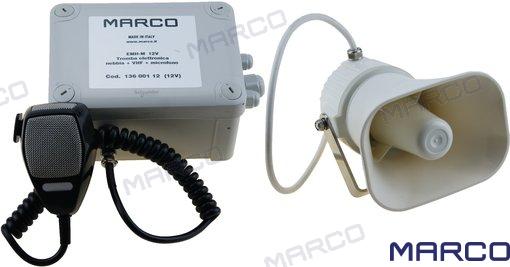 ELEKTRONISCHE PFEIFE 12V NEBEL/VHS/MIKRO