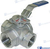 Goldenship® 3-WAY BALL VALVE 1/2" GS30030