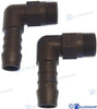 RACORD 90o POLYAMIDE 3/8 - 12 (2)