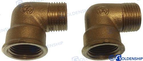 ELBOW 90o  3/8" (2)