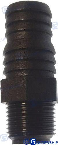 POLYPROPYLENE MALE HOSE CONNECTOR 1 1/2