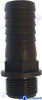 POLYPROPYLENE MALE HOSE CONNECTOR 1 1/2-