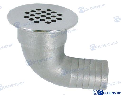 Goldenship® afvoerrooster met adapter 1-1/4" GS30306