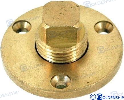 GARDBOARD DRAIN PLUG BRASS