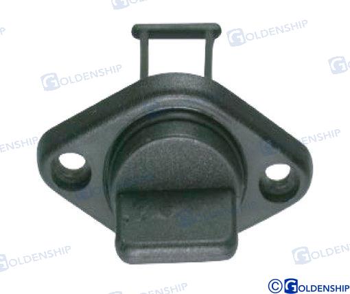DRAIN PLUG W/SOCKET BLACK