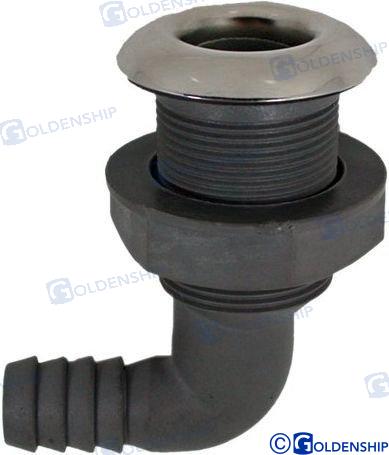 NYLON/EDELSTAHL DURCHBRUND 90 3/4"