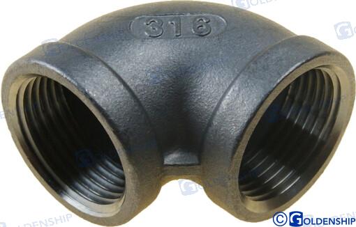 90? ELBOW BANDED  AISI 316   3/4