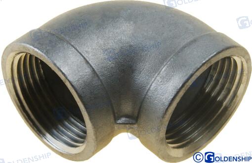 Goldenship® 90º ELBOW BANDED AISI 316 1" GS30543