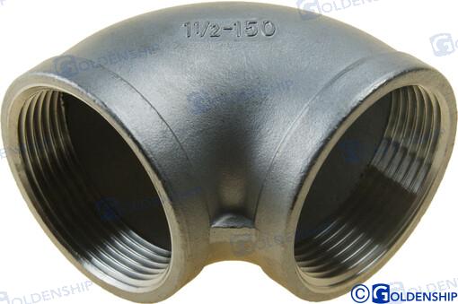 Goldenship® 90º ELBOW BANDED AISI 316 1-1/2 GS30545