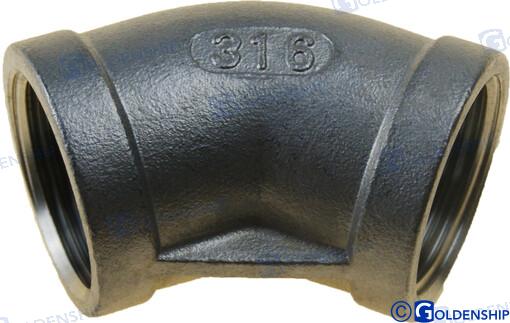 45? ELBOW BANDED  AISI316  3/4