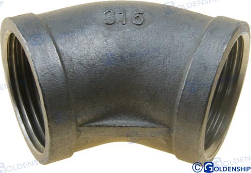 45? ELBOW BANDED  AISI 316   1