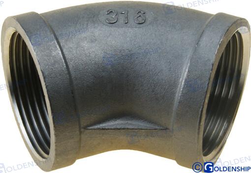 Goldenship® 45º ELBOW BANDED AISI 316 1-1/4 GS30564
