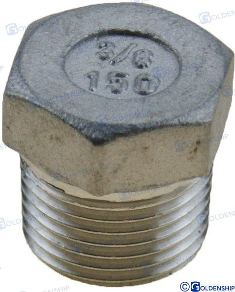 Goldenship® HEX HEAD PLUG AISI 316 3/8´´ GS30580
