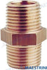 Maestrini® DOUBLE SCREW NIPPLE BRONZE 3/8" GS30633