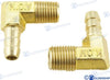 RACOR 90? NPT 1/4 X 5/16  (PACK DE 2)
