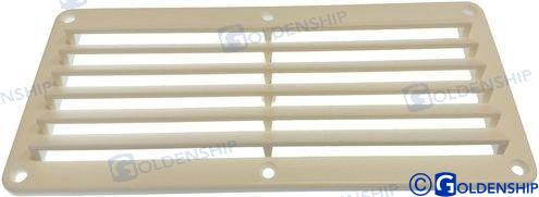 VENTILATOR ABS 225 x 123mm WHITE