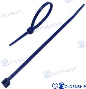 NYLON CABLE TIE 200X3,6 BLUE (PACK 100)