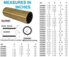 BRASS BEARING 4 1/8" X 5 1/4" X 16 1/2"
