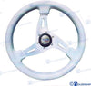 Geldenship® STEERING WHEEL VORTICE 350 MM. WHITE