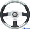 Geldenship® STEERING WHEEL COMBI 350MM BLACK