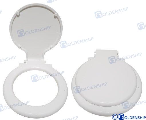 TOILET med langsom lukning af låg