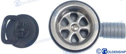 Spülbeckenablauf 90°