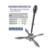 GRAPNEL ANKER AISI-316 1,5 KG. 61016