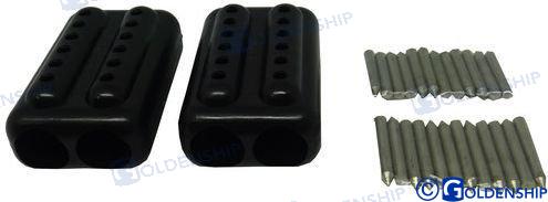 EZ SPLICE FASTENERS 1/2" BLACK 62091