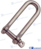 Lange D-sluiting AISI-316 12 mm (10)