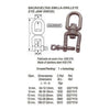 SWIVEL, EYE & JAW AISI-316 13MM (5)