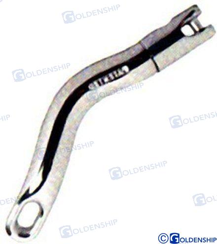 Draaiende ankerconnector 10 mm roestvrij staal