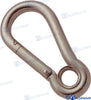 SNAP HOOK W/EYE AISI-316 5X50MM