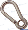 SPRING HOOK W/EYELET 11X120 MM (PACK 10)