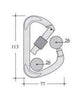 SNAP-HOOK 113 MM  X-LARGE (5)