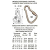 CARABINE-HOOK OPEN 12MM.