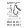 CARABINE-HOOK SS. 10 MM. -SPECIAL OPENIN