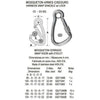 CARABINE-HOOK CLOSED 10 MM