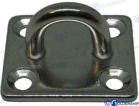 SQUARE EYE PLATE 5X30X35MM (10)