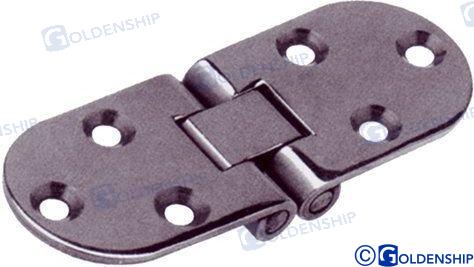 HINGE w/CATCH AISI316 80*30*2 mm (2)