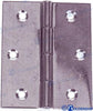 DOOR HINGE INOX  0,6MM  40X50 MM (2)