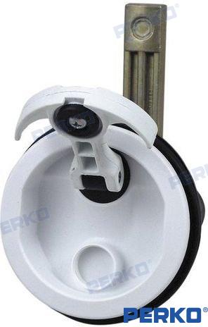 FLUSH LATCH WHITE