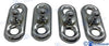 FAST SNAP WITH 2 SCREW PLATE (PACK 4)