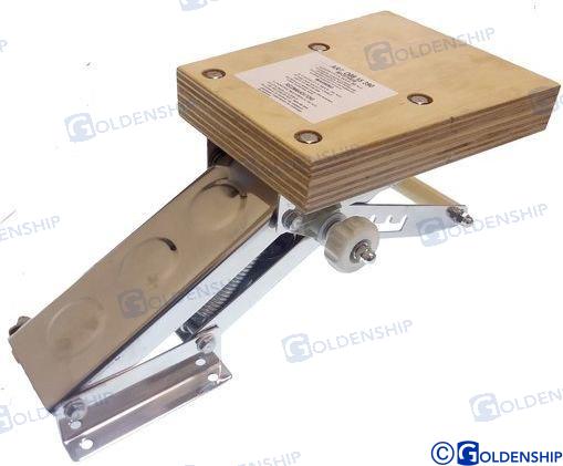 STAINLESS MOTOR BRACKET 15 HP