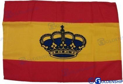 SPAIN FLAG WITH COAT OF ARMS 30*45
