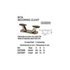 CLEAT AISI316 160 MM