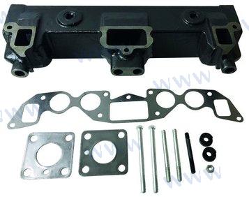 HGE® exhaust manifold for Volvo Penta 4 cyl. AQ115 AQ130 824532