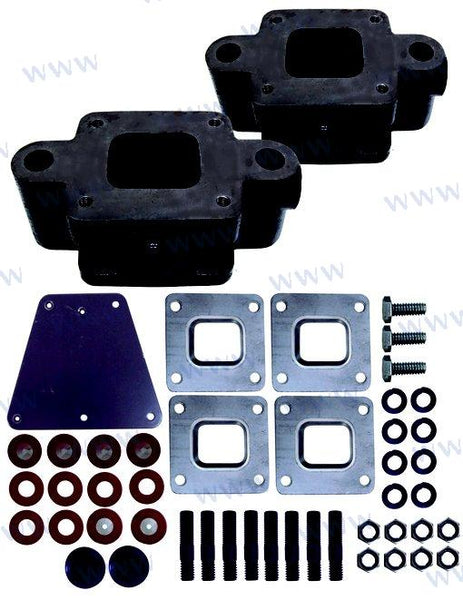Spacer Kit 3" for MerCruiser 4.3L, 5.0L, 5.7L, 6.2L with dry-joint system