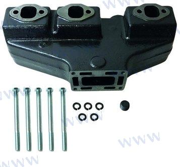 HGE® Exhaust manifold for Volvo Penta V6 AQ175 AQ430 856894 <1993