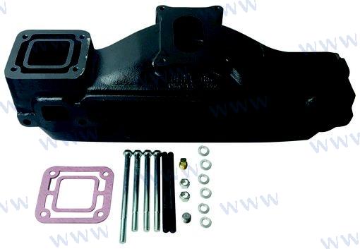 Galerie de evacuare HGE® pentru GM 3.0L Volvo 3.0GL cu carburator Holley 3858870