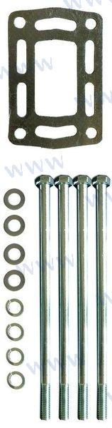 Mounting Kit Exhaust Elbow for Volvo Penta &amp; OMC V6, V8